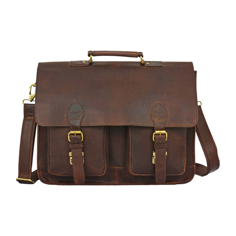 premium leather messenger bags