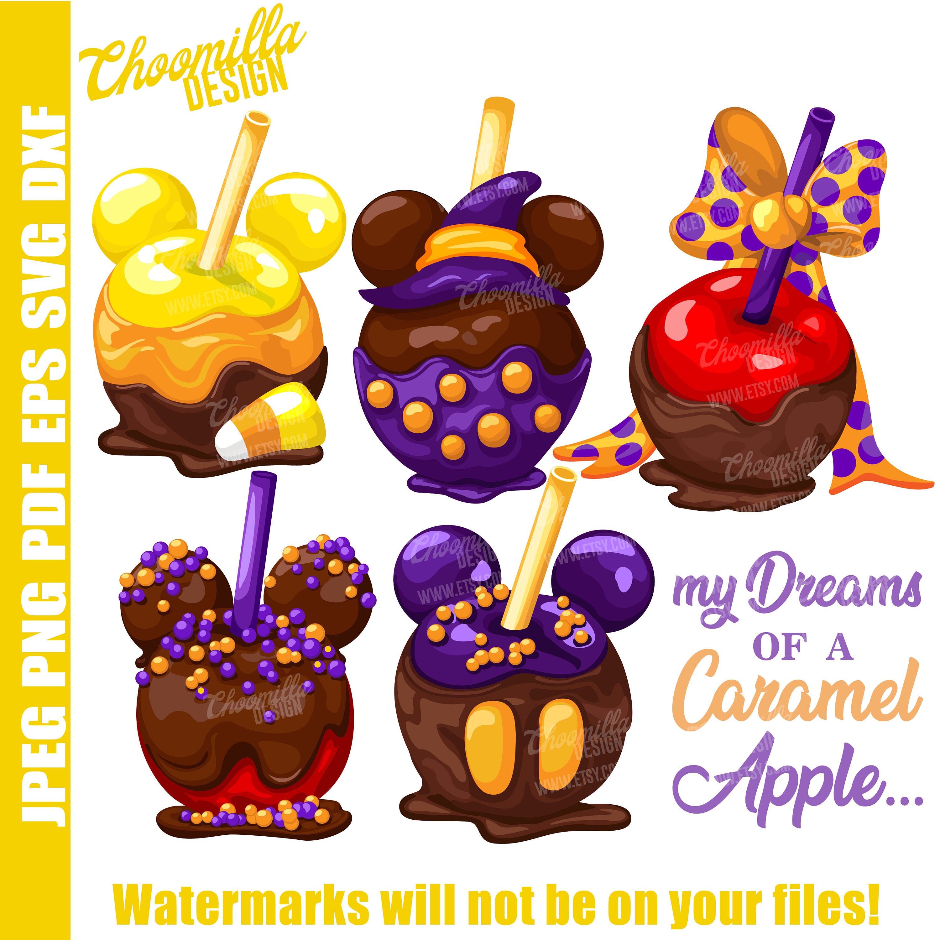 Download Disney candy apple svg Disney halloween treats svg png. | Etsy