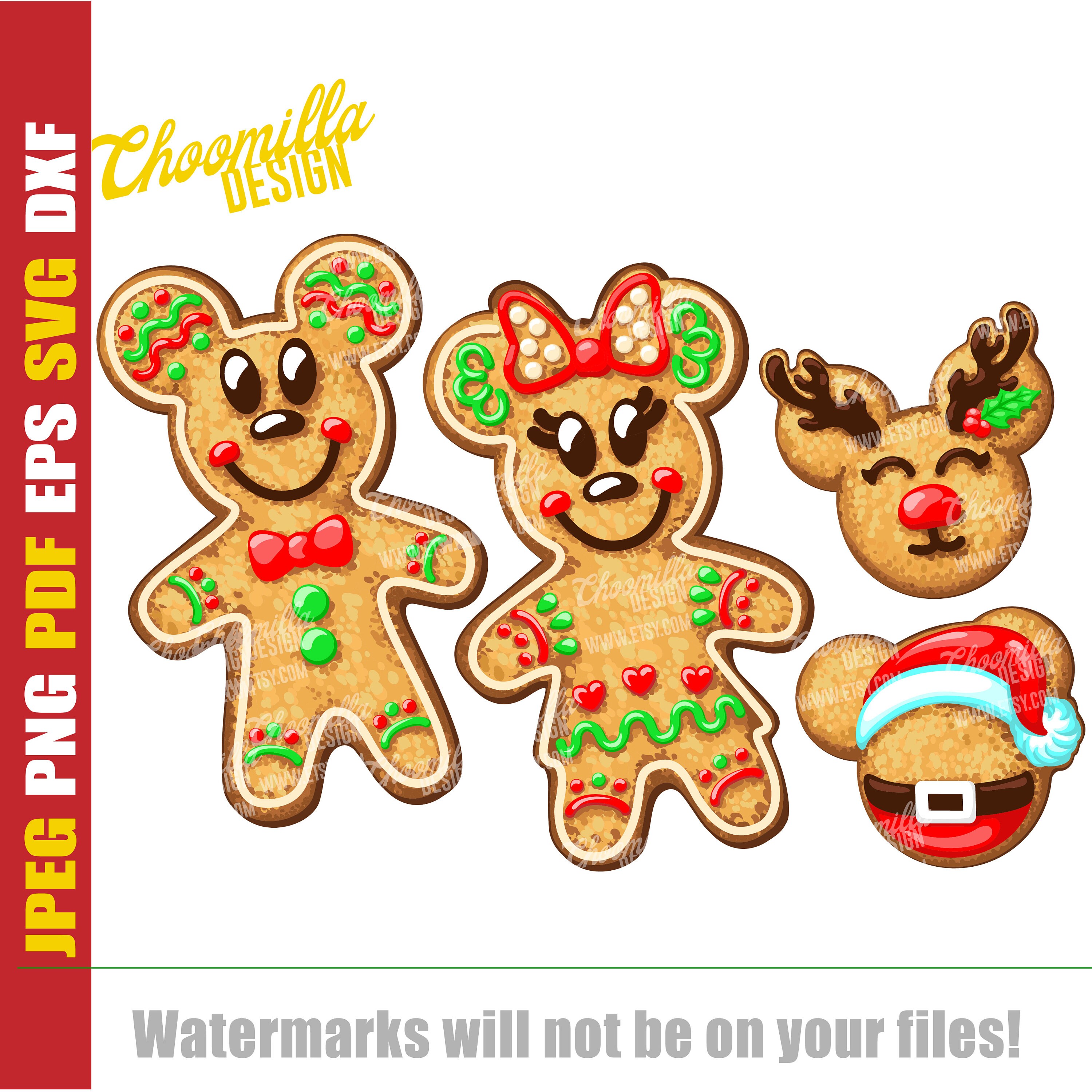 Download Hight quality vector Christmas gingerbread svg png Disney ...