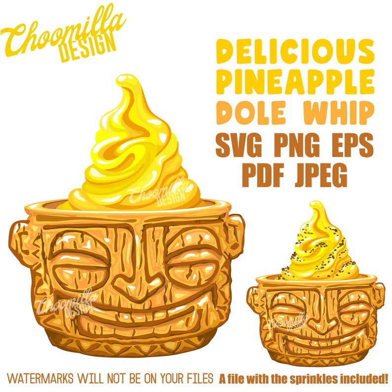 Disney pineapple Dole Whip SVG PNG / Best dessert in | Etsy