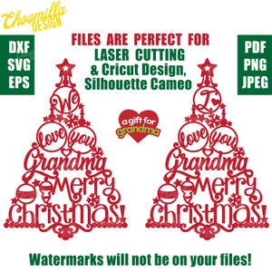 Download Christmas Tree Svg Laser Cut Ornaments Svg For Cricut Etsy