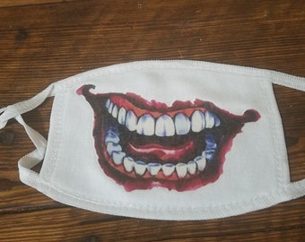 Joker Smile Tattoo Etsy