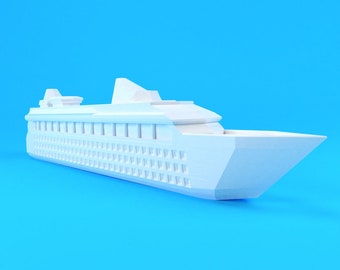 Bateau de croisière : fichier STL pour impression 3D (téléchargement numérique)