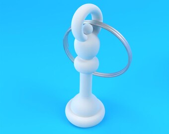 Porte-clés d'échecs Reine : fichier STL pour impression 3D (téléchargement numérique)