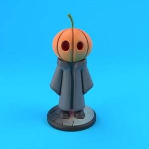 Small Pumpkin - Stl file, 3D model, 3D printer file, Miniature