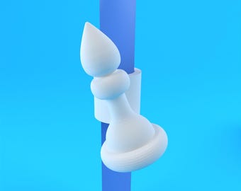 Décoration en paille Bishop Chess : fichier STL pour impression 3D (téléchargement numérique)