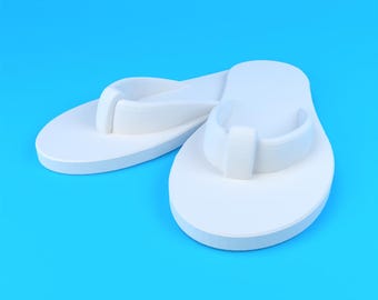 Sandals Miniature: STL File for 3D Printing (Digital Download)