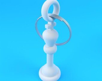 Porte-clés King Chess : fichier STL pour impression 3D (téléchargement numérique)
