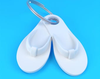 Sandals Keychain: STL File for 3D Printing (Digital Download)