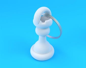 Porte-clés Rook Chess : fichier STL pour impression 3D (téléchargement numérique)