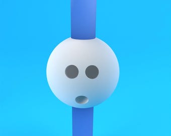 Décoration en paille de boule de bowling : fichier STL pour impression 3D (téléchargement numérique)
