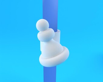 Décoration en paille pour pion : fichier STL pour impression 3D (téléchargement numérique)
