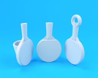 Pack de raquettes de ping-pong : fichiers STL pour impression 3D (téléchargement numérique)