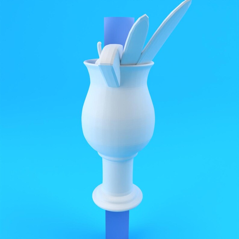 Pina Colada Straw Topper: STL File for 3D Printing (digital Download ...