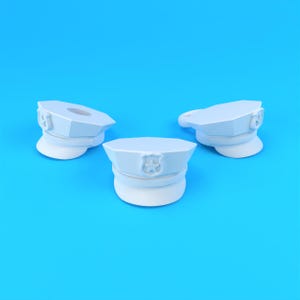Pacchetto di cappelli da poliziotto: file STL per la stampa 3D (download digitale)