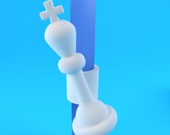 Décoration en paille King Chess : fichier STL pour impression 3D (téléchargement numérique)