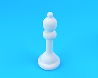 Miniature de la reine des échecs : fichier STL pour impression 3D (téléchargement numérique)
