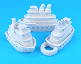 Pack bateau de croisière : fichiers STL pour impression 3D (téléchargement numérique)