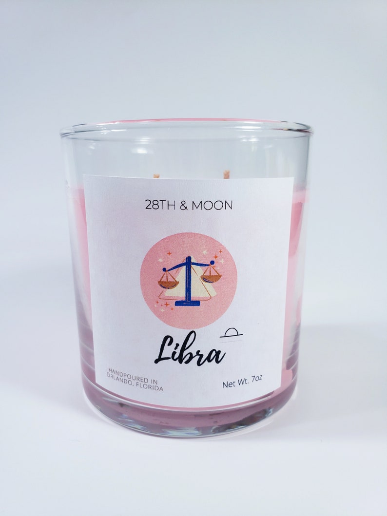 Zodiac Candle Astrology Candle Birth Date Candles Vegan Etsy