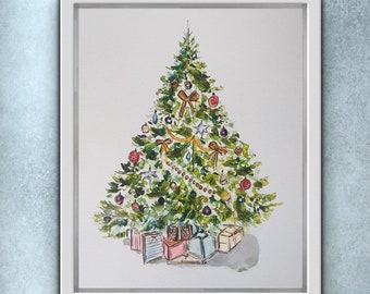Art Christmas Tree | Etsy