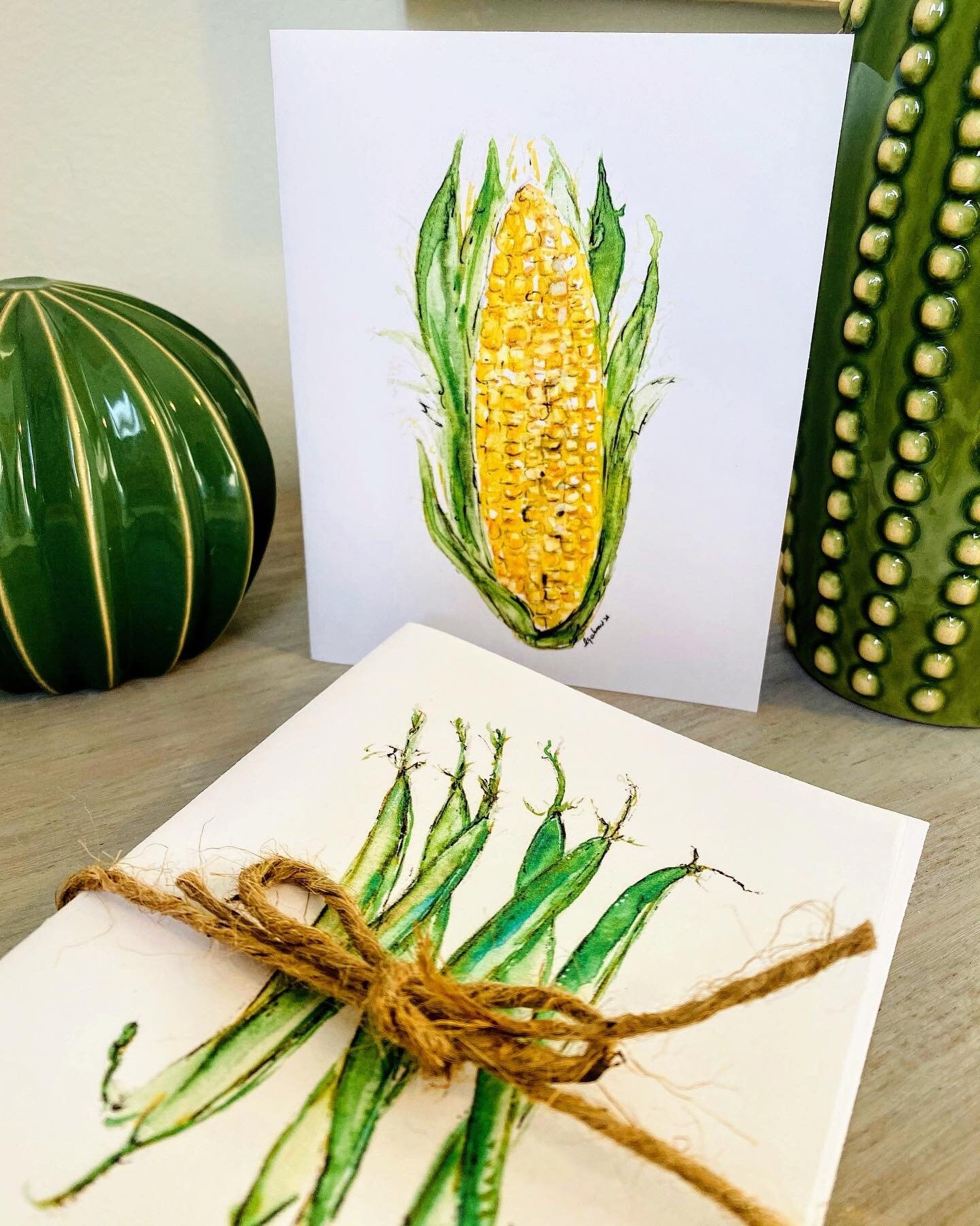 GemüseGrußkarten Veggie leere Karten Aquarell Gärtner Etsy