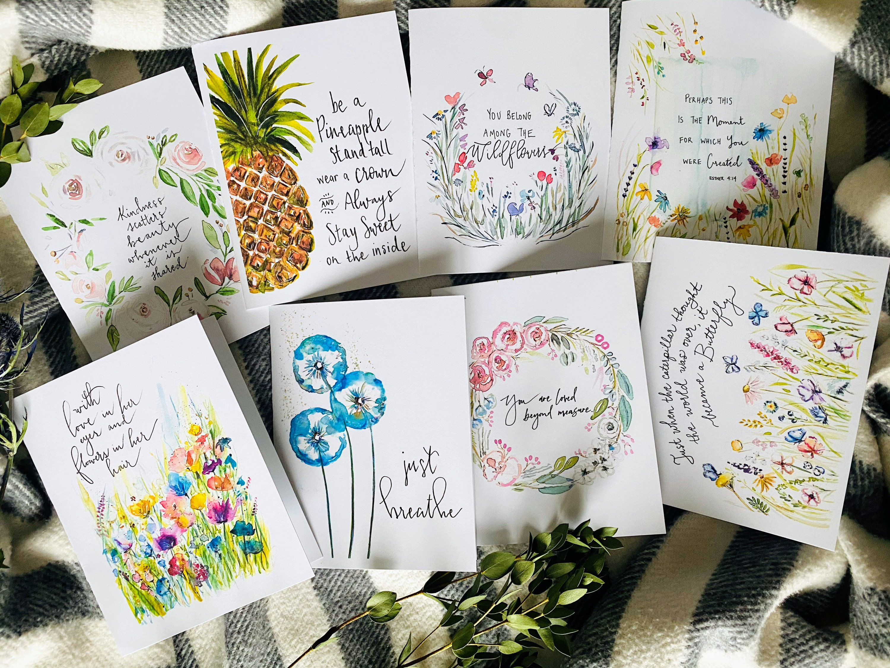 Assorted Card Set With Envelopes Gift Idea Under 20 Unique 