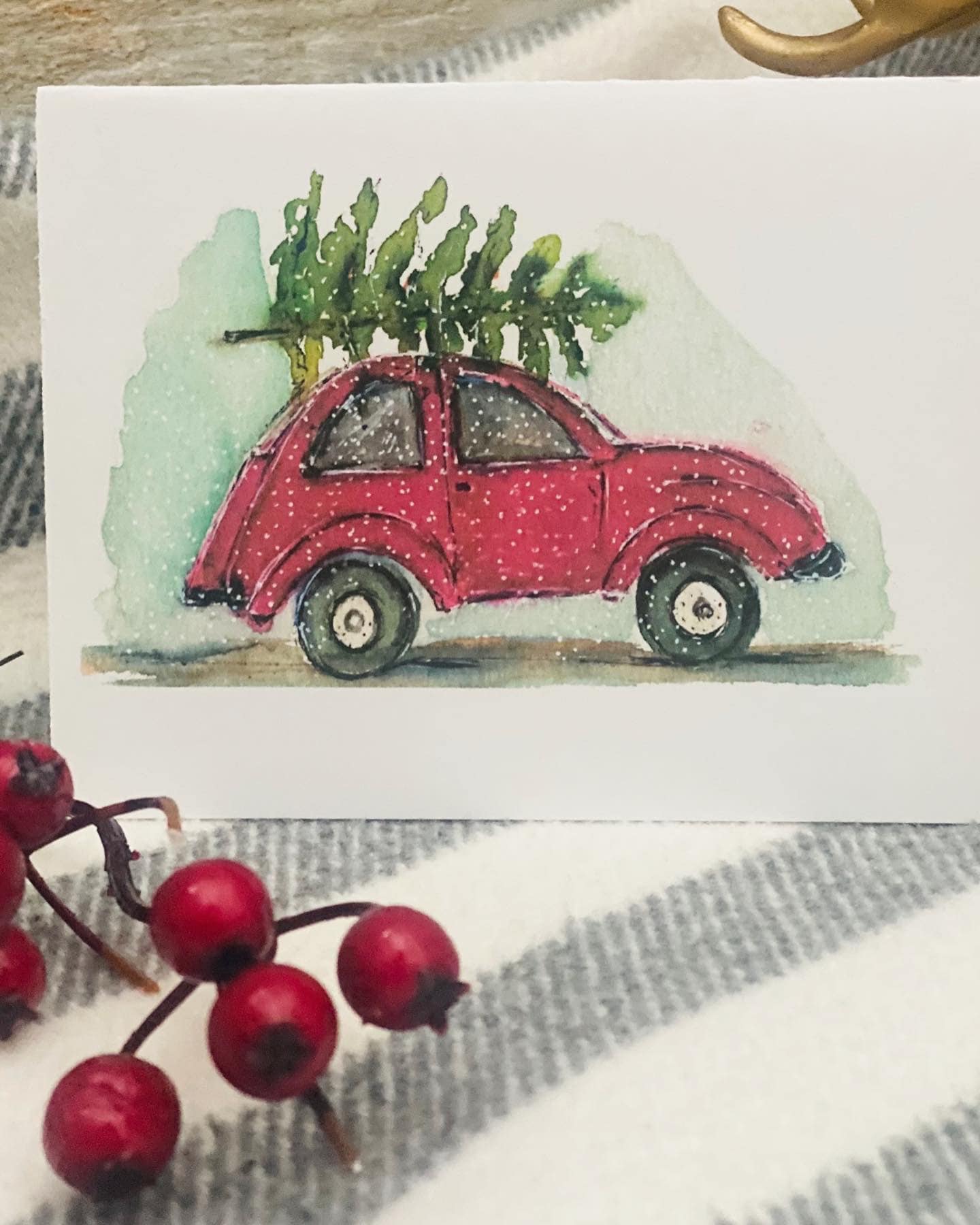 Lot De 48 Cartes De Vœux De Noël Avec Cadre Photo – Cartes De Noël Pour Photos De 10 X 15 Cm – 4 Motifs 12 De Chaque