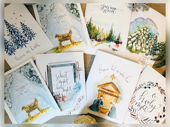 Assortiment De Cartes De No L Hallmark En Bo Te, F Tes Rustiques  6 Mod Les 24 Cartes Avec Enveloppes~p113897678