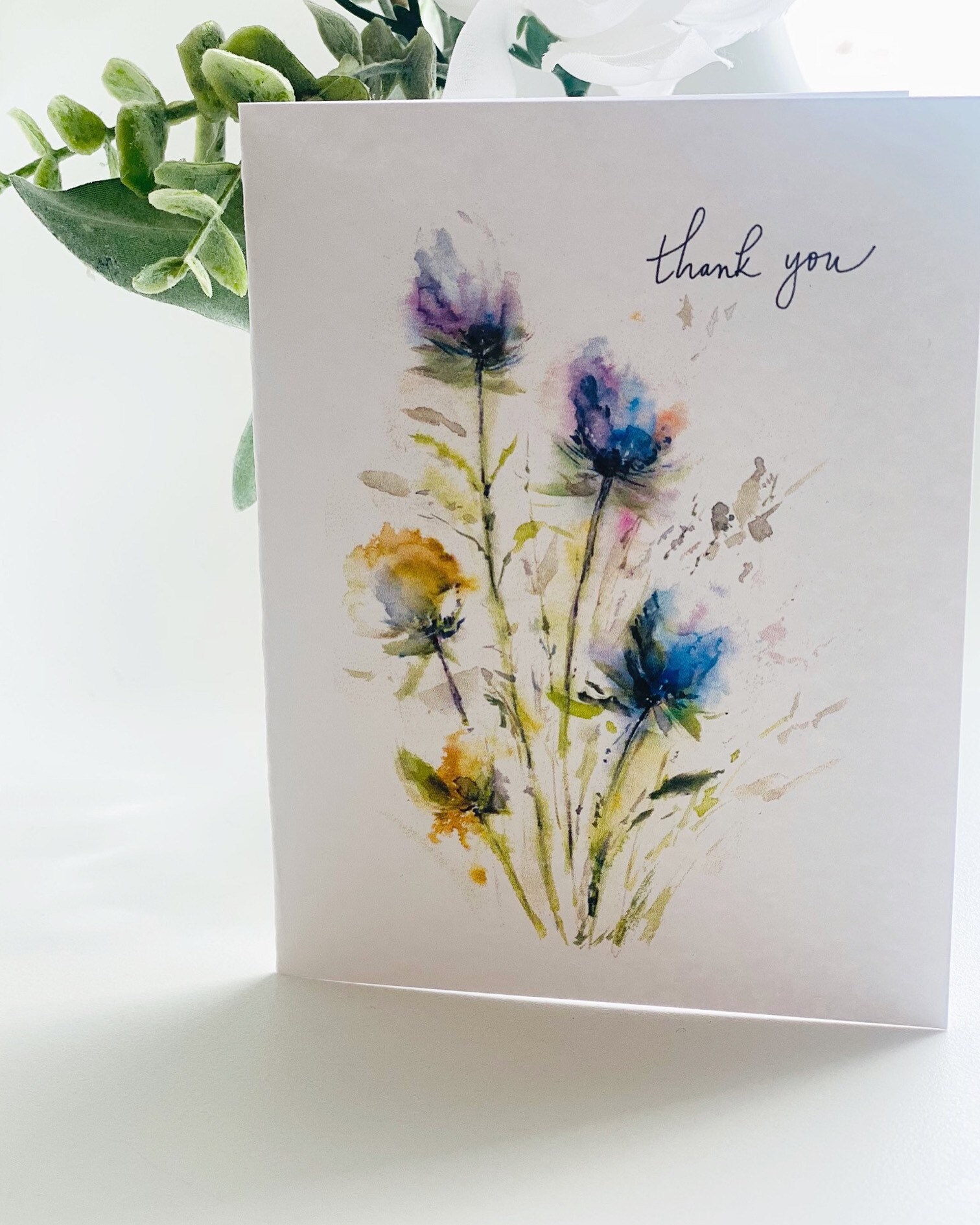 Gooji Biglietti di ringraziamento con buste, per baby shower, con scritta Prairie Beyond Grateful, 4 x 6 pezzi, per la festa del bambino, con buste, matrimoni, note vuote, piccole imprese