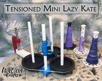 Mini Lazy Kate: Tensioned for Innoxia Crafts Bobbins