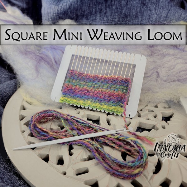 Square Mini Weaving Loom