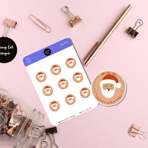 Father Christmas/Santa stickers/winter Planner Sticker Sheet