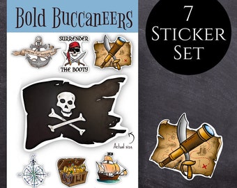 Bold Buccaneers - Set di adesivi