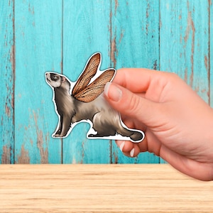 Fairy Ferret Sticker