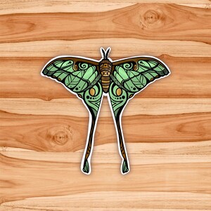 Geest van de Luna Moth Sticker