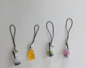 Mystery phone charms set of 4