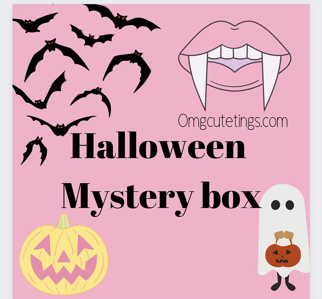 5 Items Cutest Halloween Mystery Box Best One Yet, Halloween Gift Etsy