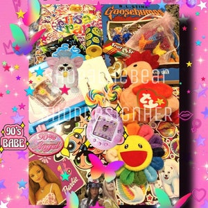 5 items 2000s Y2K and 90s Surprise Bag Blast from the Past 90s Girl Goodie Bag, 90s Mystery Box, Nostalgia Bag