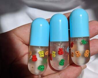 1 only gummy bear pill gloss