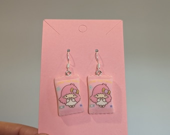 Kawaii twin earrings, kawaii core