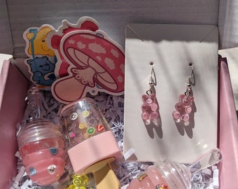 Gloss, earrings, and anything from my shop 8 items