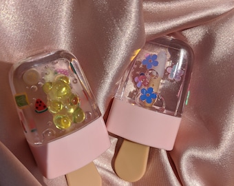 Gummy bear bundle Lipgloss bundle and earrings, lip care bundle gift set