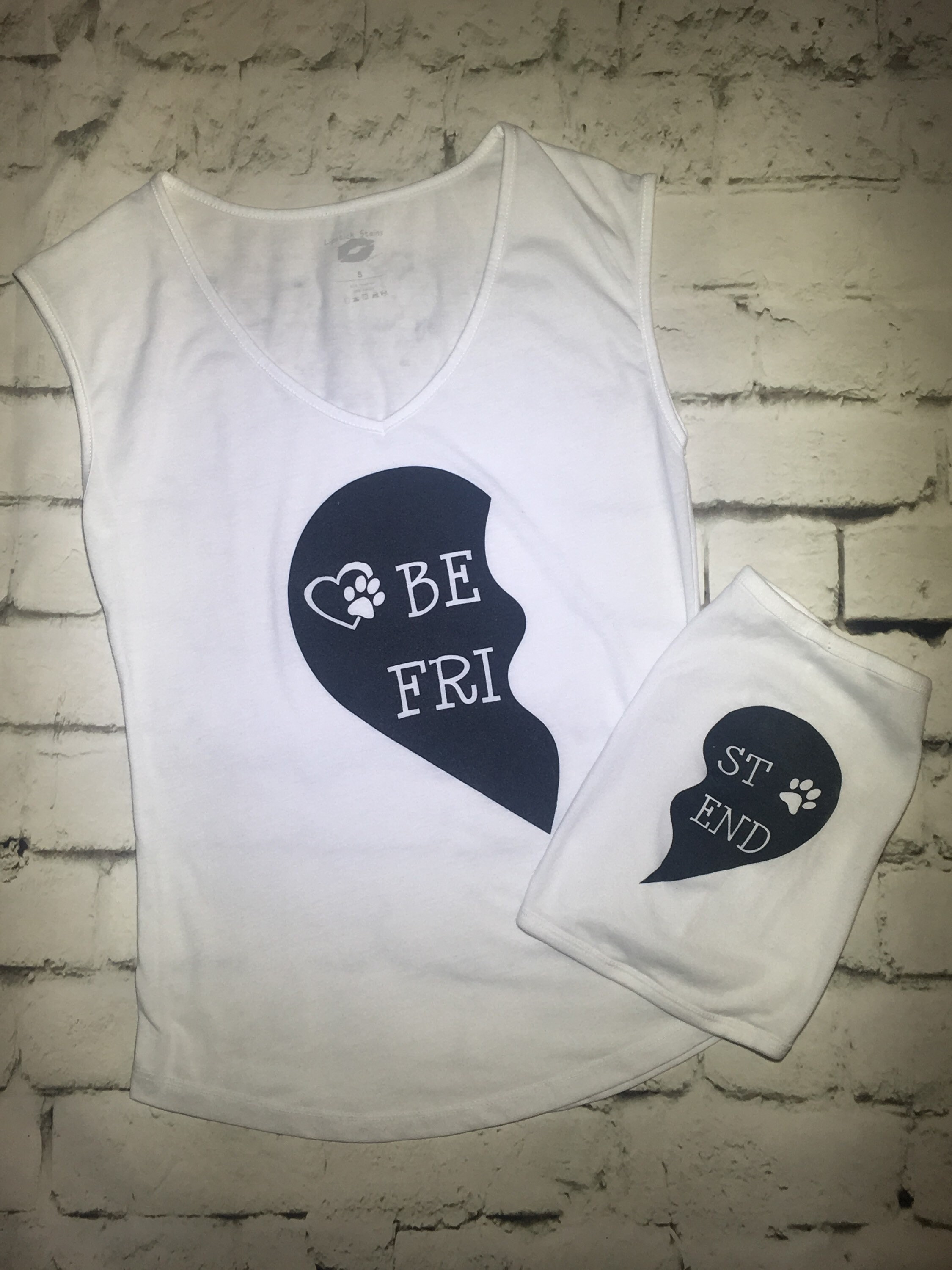 Broken Heart Best Friend Matching Mommy & Fur Baby Shirts Etsy