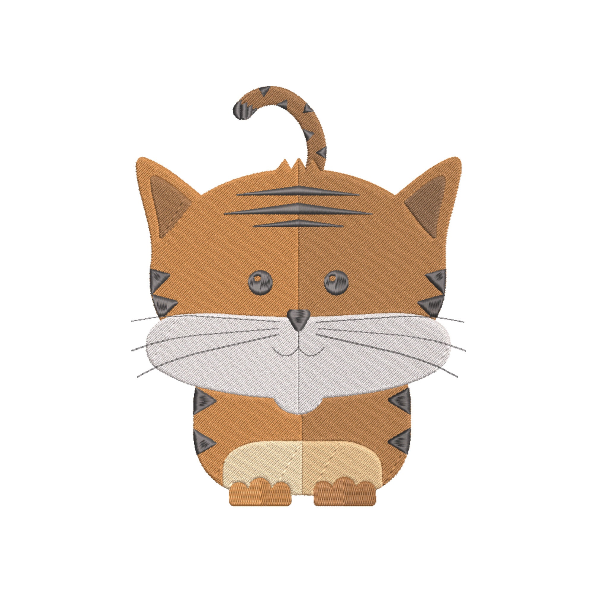 Cute Tiger Embroidery Designs