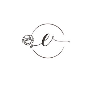 Letras Bordado "e" minúscula 10 cm / 4" alto femenino, flor, fuente, diseño de bordado, carta de flor, archivo de bordado, patrón de bordado