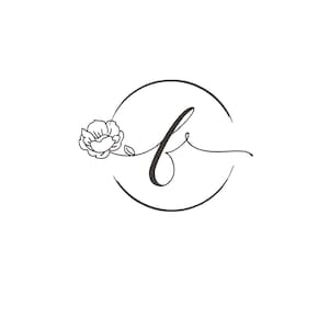 Letter Machine Embroidery &quot;f&quot;  10cm / 4&quot;, floral letter, embroidery design pattern