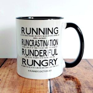 Running Gifts - Marathon Gifts - Running Mug - Marathon Coffee Mug (A Runner&#39;s Dictionary)