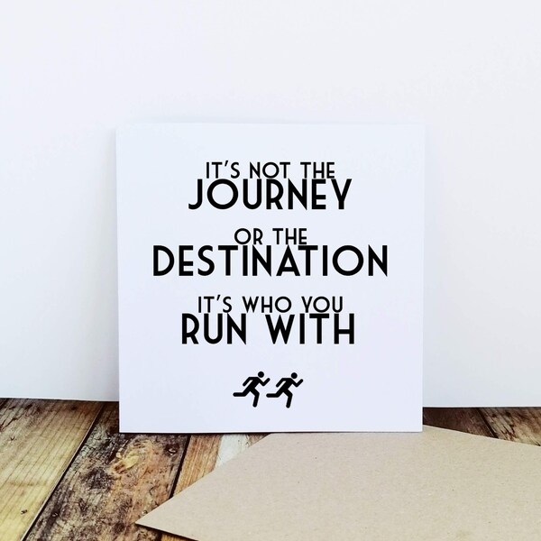 Runner Birthday Card Etsy