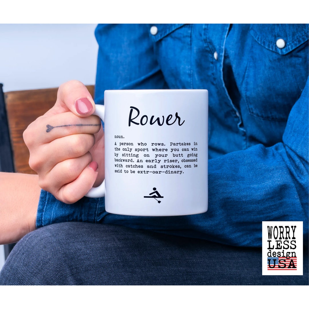 Rowing Gifts Rower Definition Funny Rowing Mug. Etsy