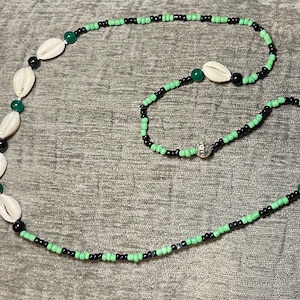 Ogun/Oggun Collar Eleke Orisha  - Cowrie Shells/Seed Bead - HANDMADE